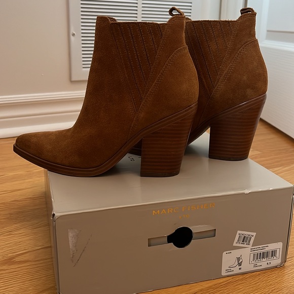Marc Fisher Gadri Ankle Boot in Natural - Picture 8 of 10